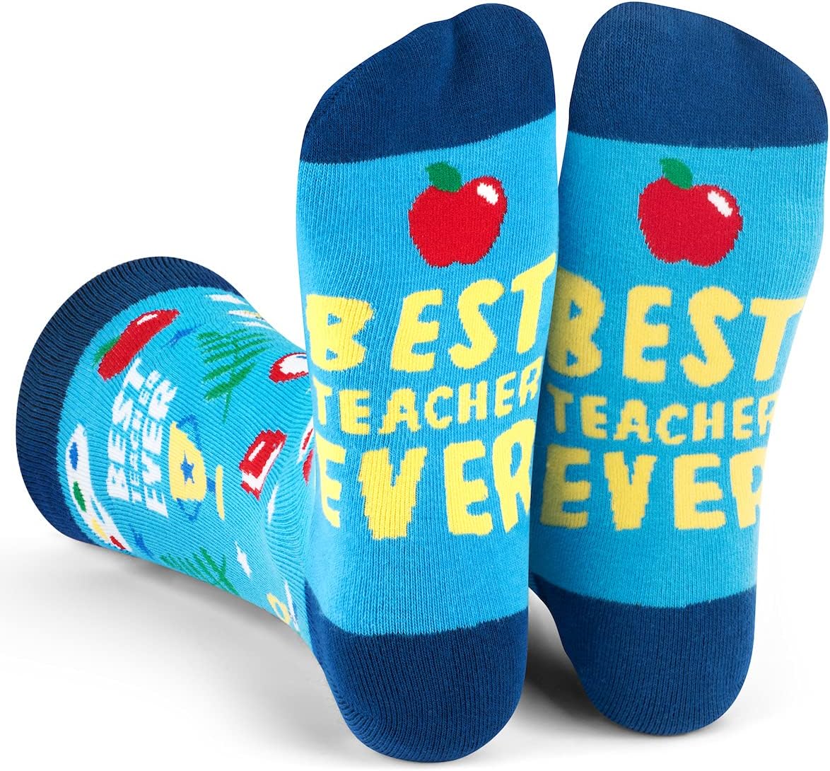 Lavley unisex-adult Lavley Nerd Socks Crew Socks