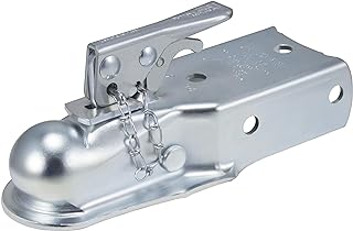 GOLDENROD Dutton-Lainson Company (980 P-2) SAE Class 2 Pin and Chain Coupler - Rust-Resistant Finish for Boat and Other Trailer Applications - 2" Hitch Ball, 3" Trailer Tongue - Made in USA