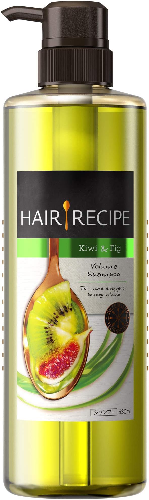 Japan Hair Products - Hair recipes shampoo kiwi Empower volume recipe body pump 530mlAF27AF27