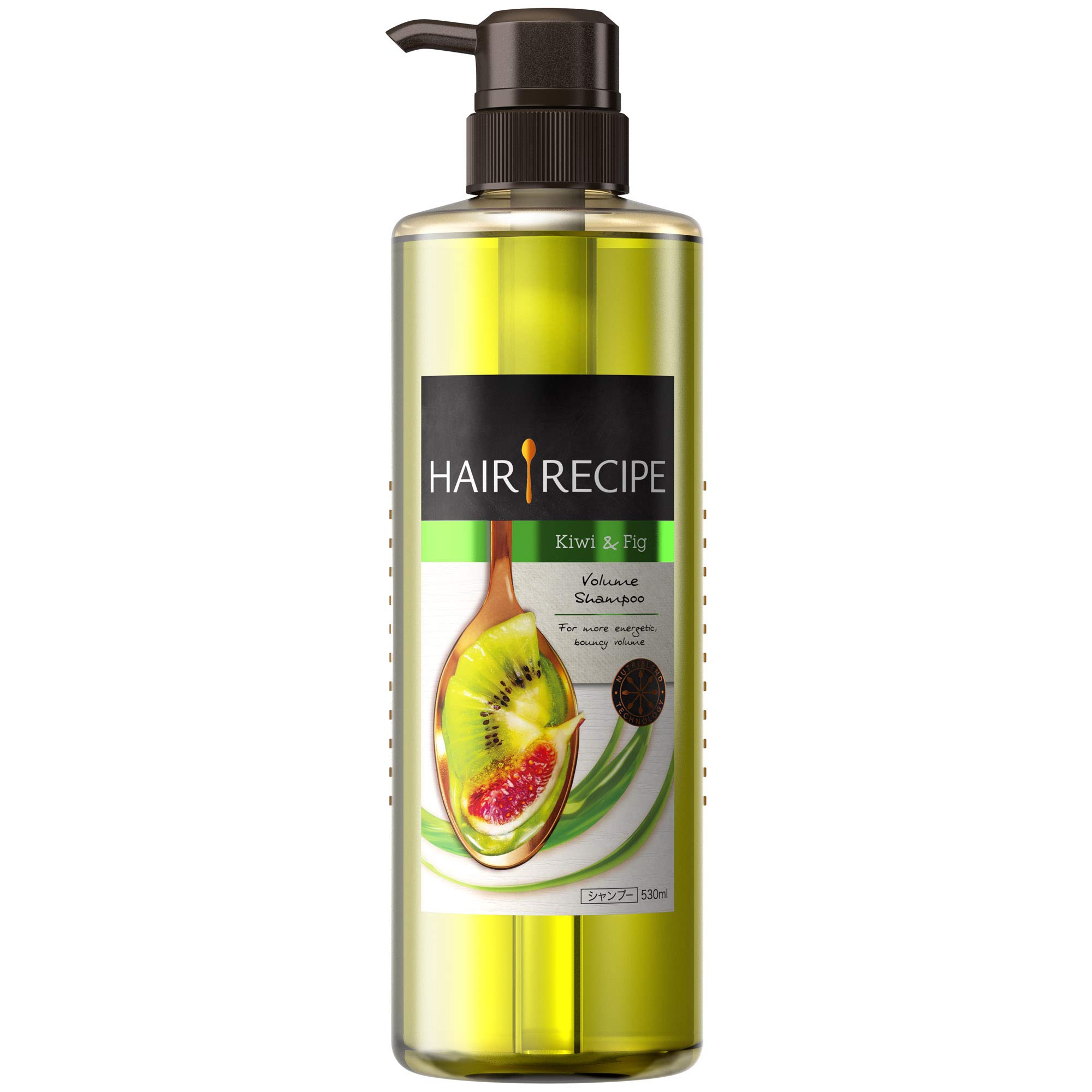 ヘアレシピ シャンプー キウイ エンパワーボリュームレシピ ポンプ 530ml