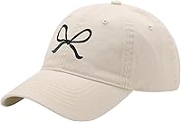 ANYZSCO Trendy Bow-Tie Trucker Hat Baseball Cap for Women Men - Y2K Adjustable UV Sun Protection Hat Hiking Travel