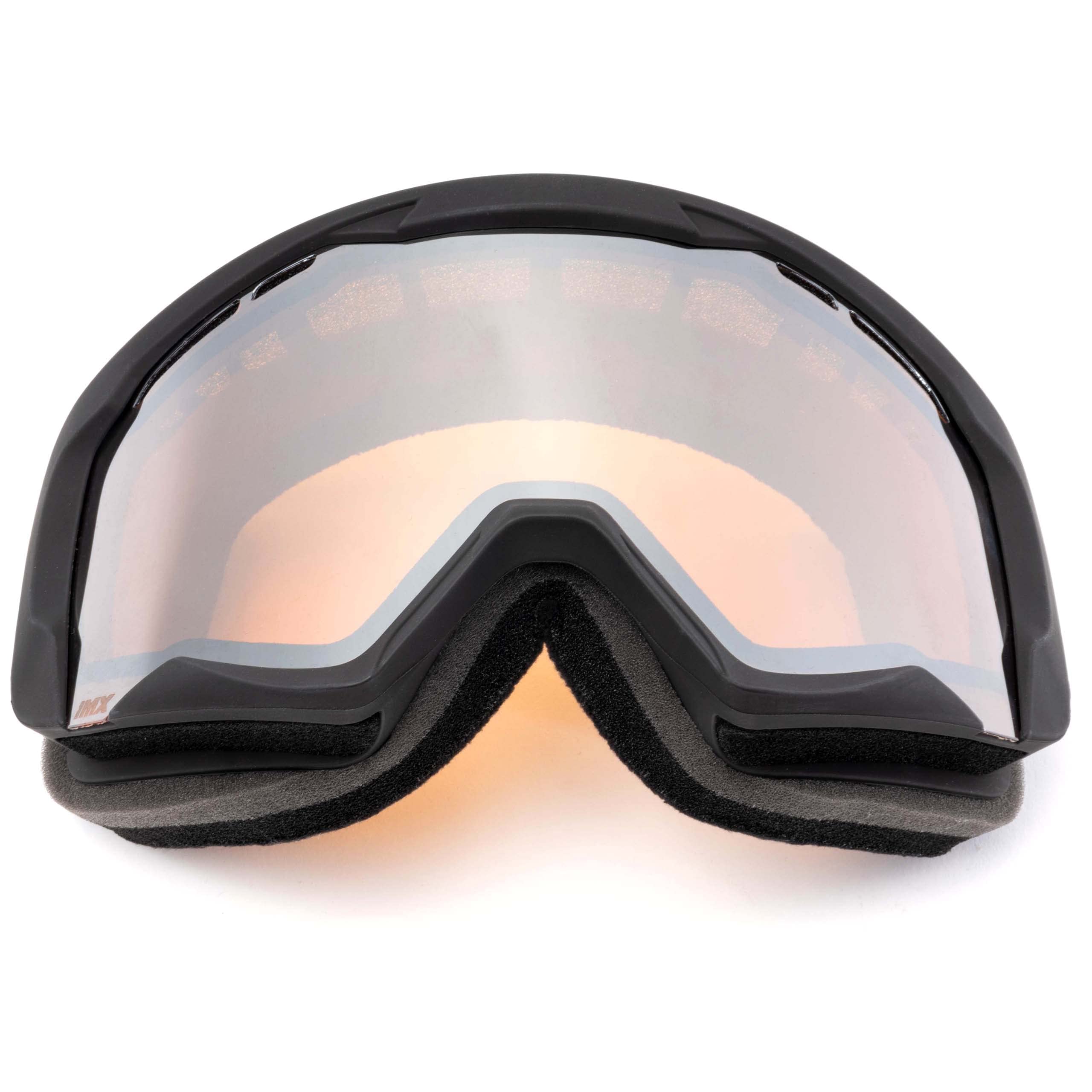 Endurance Fahrradbrille Motorradbrille | Dreilagiger Schwamm | DualLens | Kratzfest Anti Fog und UV Beschichtung | Breiter Gürtel mit Silikondruck