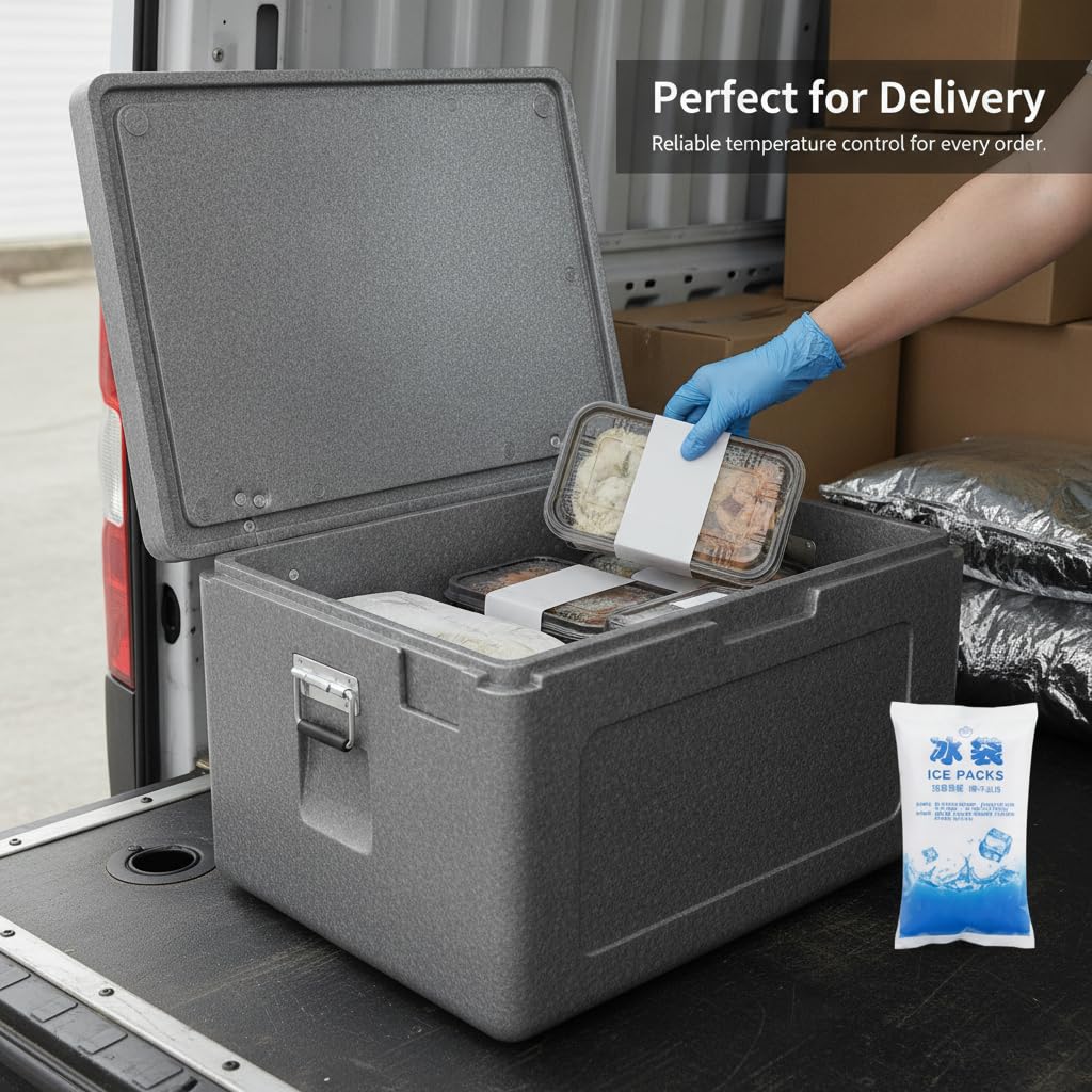 Contenitore Isotermico per Cibi Freddi, Box Isotermico Riutilizzabile, per professionisti