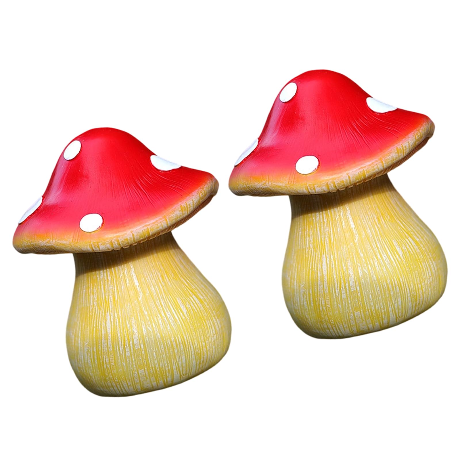 ZEPFJHE Resin Mushroom Hider Garden Statues Decors Safe Holder for Outdoor Yard Patios Hide a Keys Solution Garden Statues Outdoor
