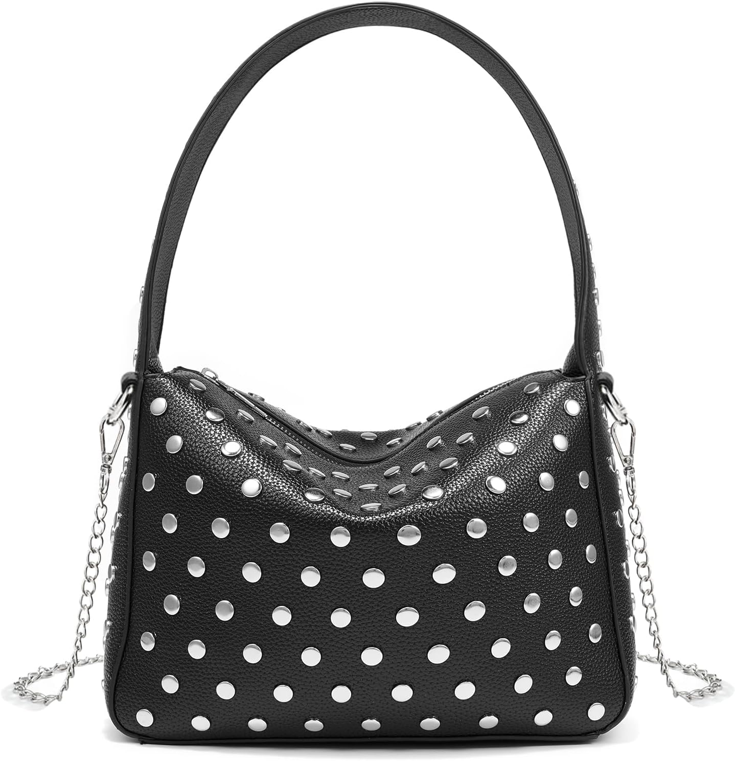 Hobo Purses for Women Trendy Vegan Leather Shoulder Bags Tote Handbag Cherry Purse Retro Small Crossbody Bag