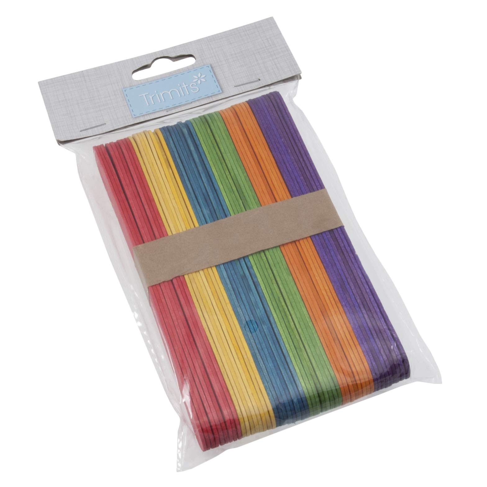 Trimits Lolly Pop - Bastoncini in legno, multicolore, 55 x 5,5 x 2 mm