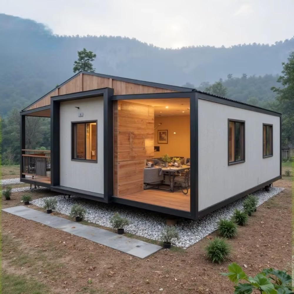 $290/mo - Finance Foldable Prefab Tiny House Kit 3 Bedroom Mobile Home ...