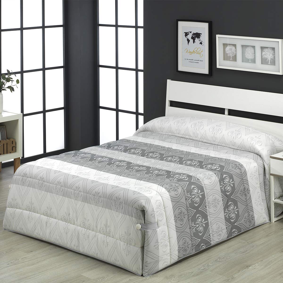 Lanovenanube - Conforter Greta - Cama 150 cm - Color Gris