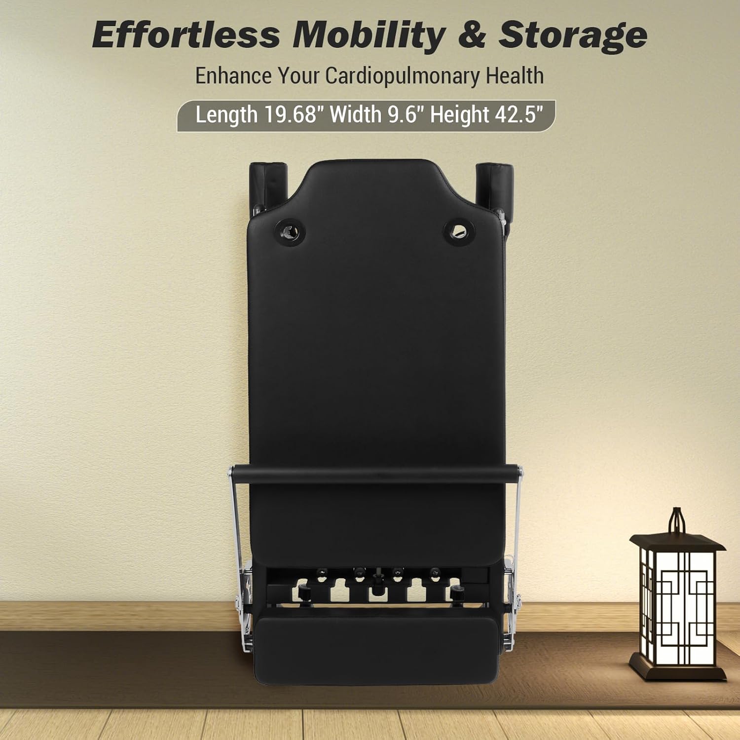 ピラティス リフォーマー 黒 コンパクト 折りたたみ式 Miyabi