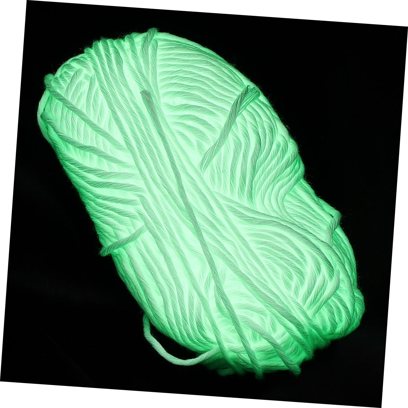 SHINEOFI 3 Rollos hilo brillante cordón de algodón encerado hilo luminoso bricolaje Gancho de crochet hilo de ganchillo de poliéster hilo de poliéster luminoso reemplazable hilo de tejer