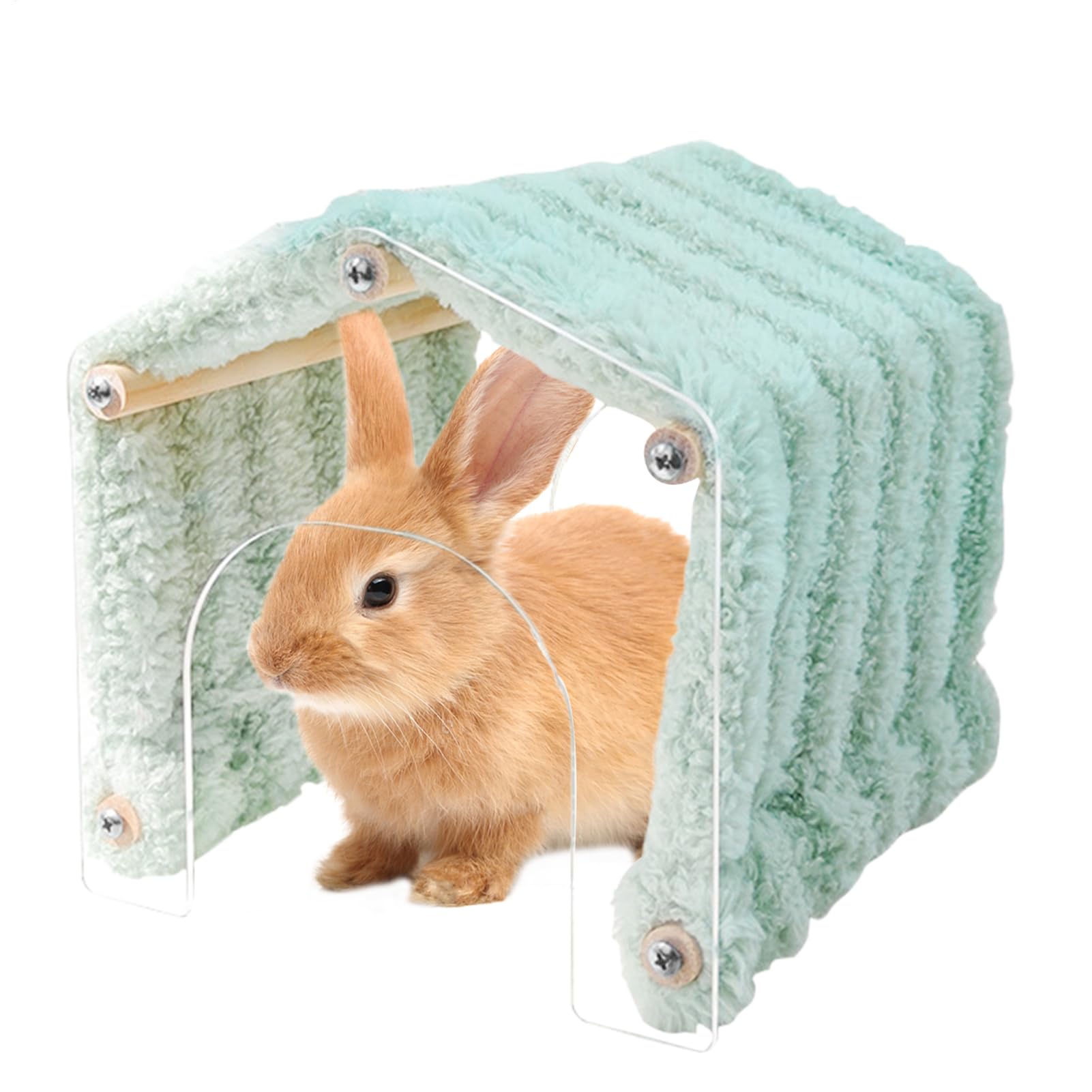 Cachette d'intérieur pour petit animal stressé, nid peluche douce anti-anxiété