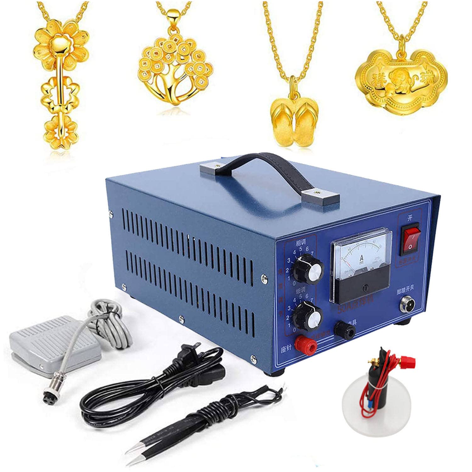 Máquina de Soldadura por Puntos de joyería, soldadora Profesional por Puntos de Bricolaje para joyería, máquina de procesamiento de Joyas para Pulsera de Collar
