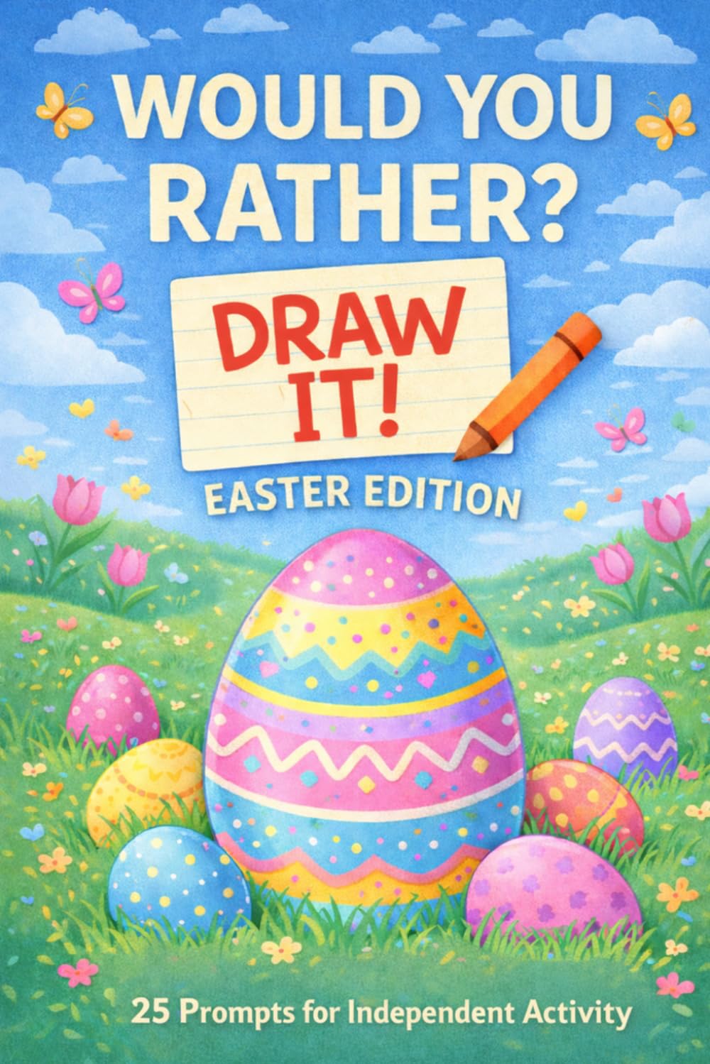 Would You Rather? Draw It! Easter Edition: 25 Prompts For Individual Activity