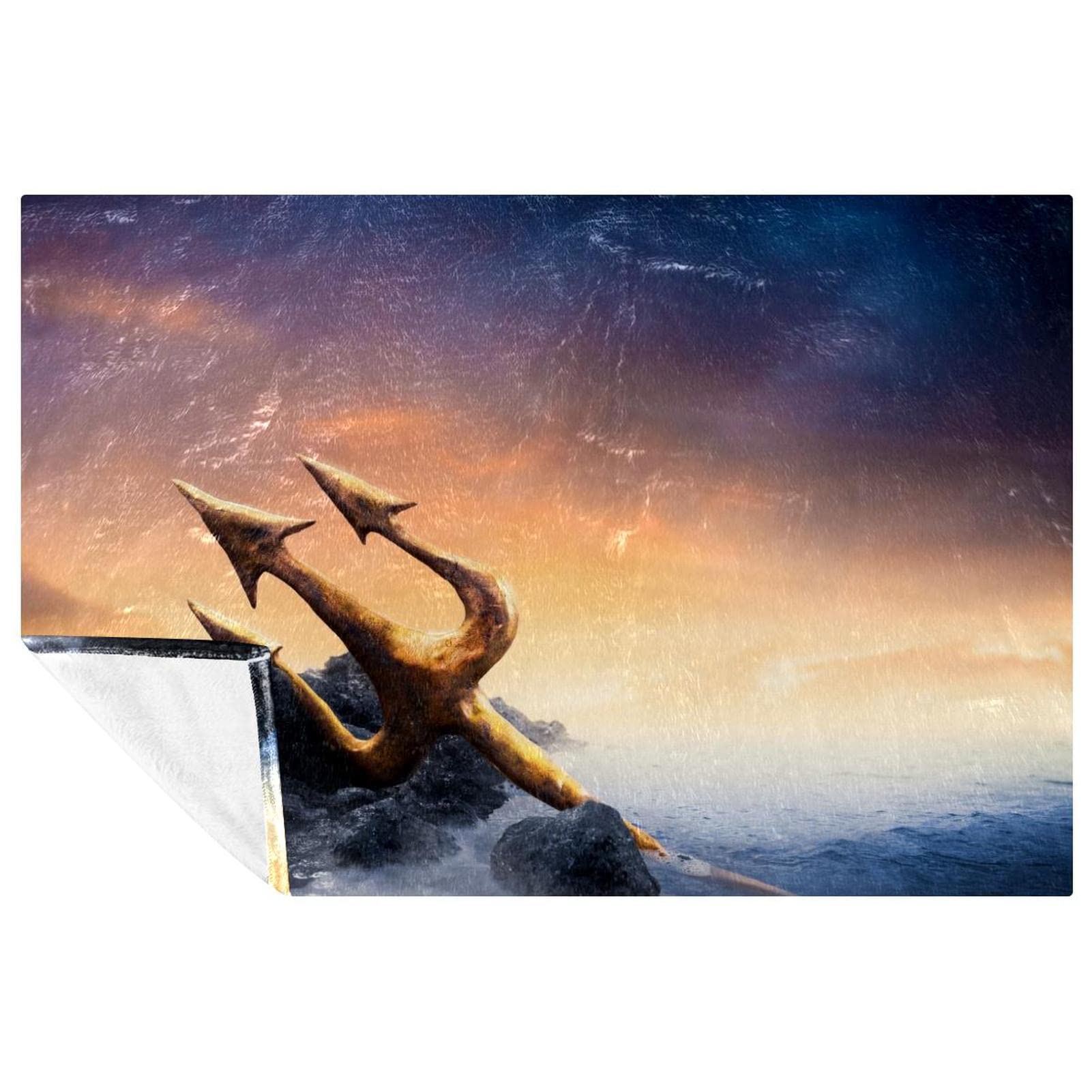 Couverture douce Poseidon contre les soirees fraiches au lit