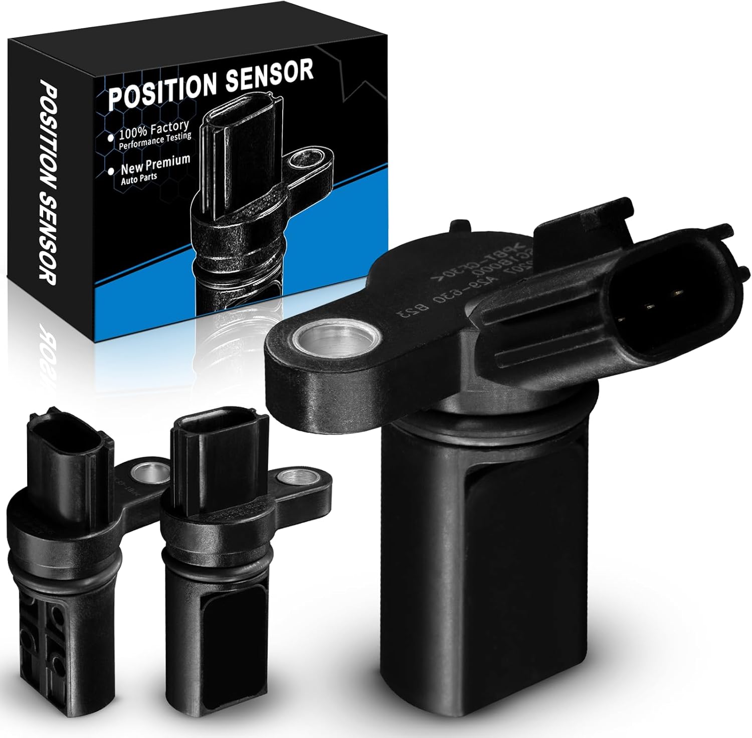 Camshaft Position Sensor 23731AL61A 237316J90B Crankshaft Position Sensor 23731AL60A Fits for:-Nissan 350Z Altima Maxima Murano Quest for:-Infiniti FX35 G35 I35 M35 3.5L 2002-2008 3PCS