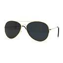 Big Mo's Toys 70's Style Gold Aviator Unisex Sunglasses gallery image
