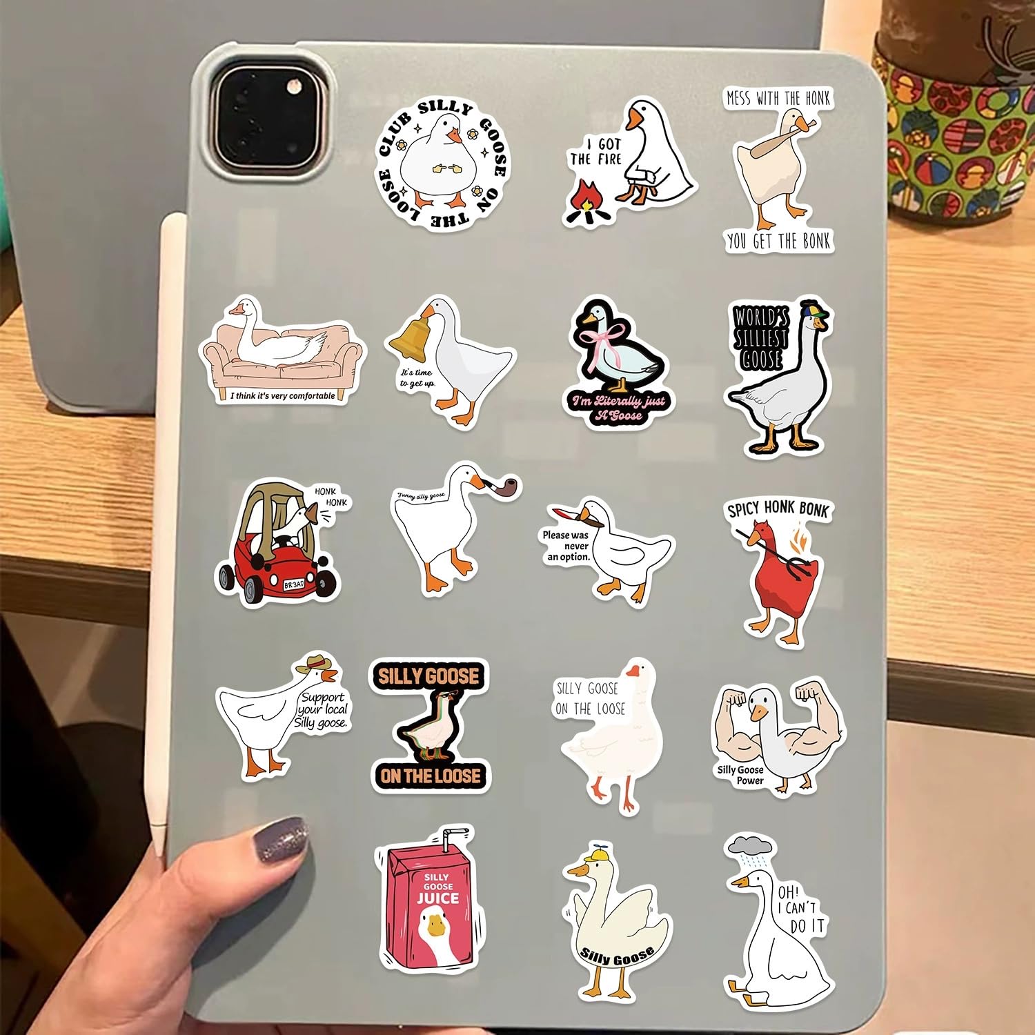 50PCS Cute Duck Stickers Kawaii Cartoon Duck Waterproof Stickers Pack for Kids Cool Deacls Graffiti Vinyl for Adults Water Bottle Skateboard Luggage Laptop Computer Phone - Image 3