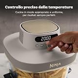 Ninja CRISPi PRO XL Glass Air Fryer (Air Fryer) - 5 Preset Preparation Functions - Includes CleanCrisp Glass Container (5.7L & 2.3L) and Storage Lid - White AS090EUWH - 4
