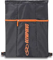 Mochila Gym Sack Olympikus cinza/laranja