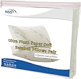 Niagara Sleep Solution Bed Pillows for Sleeping 2 Pack Queen Size Viscose Made from Bamboo Ultra Soft Bounce Back Pair Soft Side Back Stomach Sleepers Pillows Down Alternative