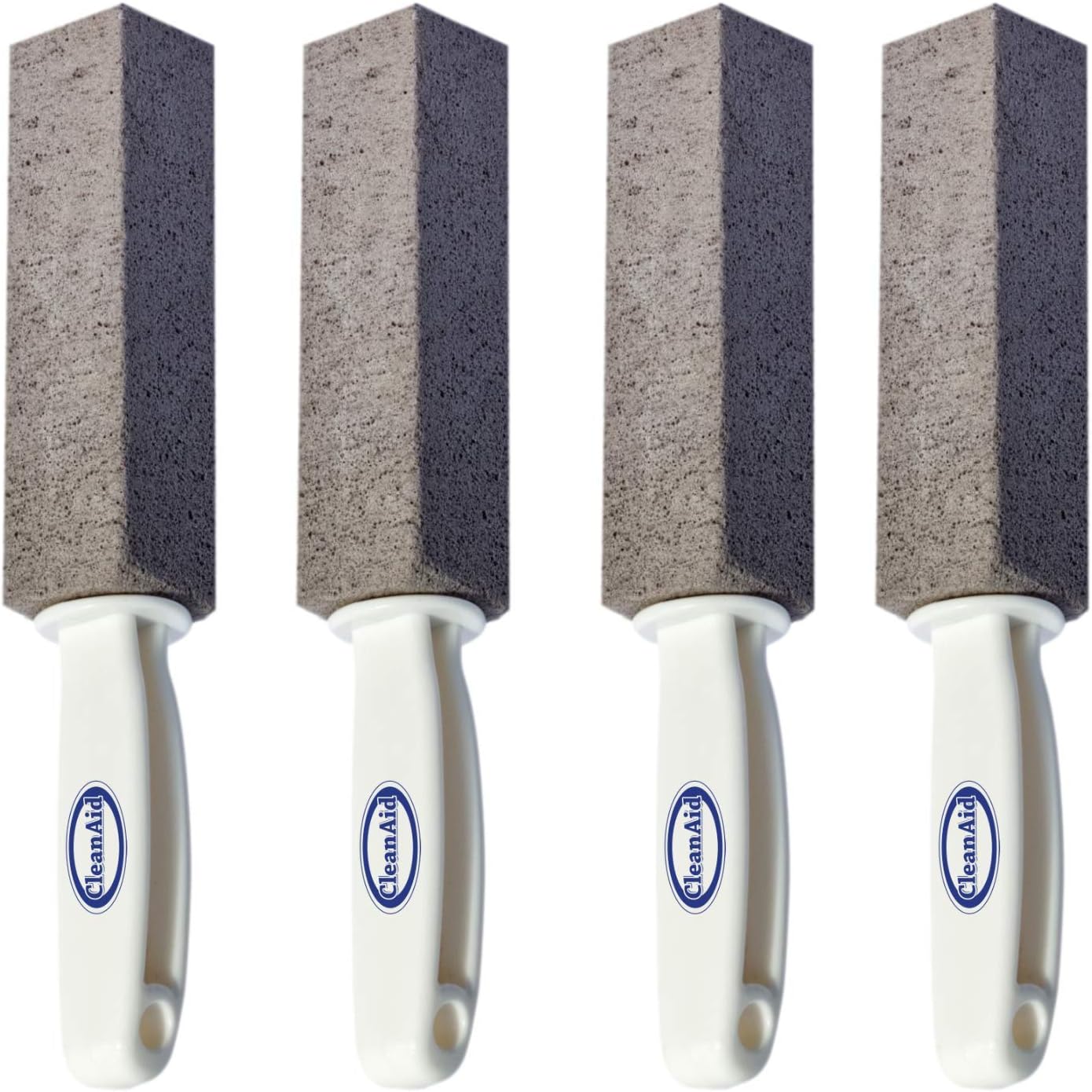 4 Pierres Ponce De Nettoyage - 100% Naturel - Pour Toilettes, Four, Gril, Carrelage, évier - Dimensions ~15x3.5x2.2cm