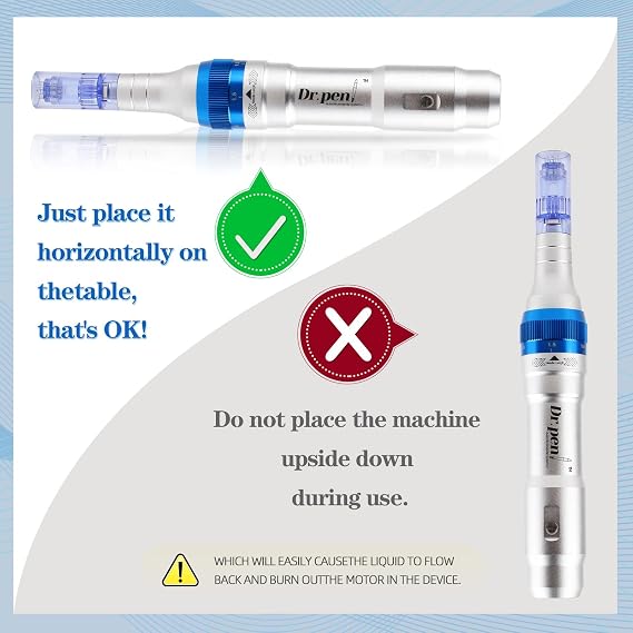 Dermapen A6 Wireless Microneedling Pen, 36PIN x2 & Nano x2 Cartridges