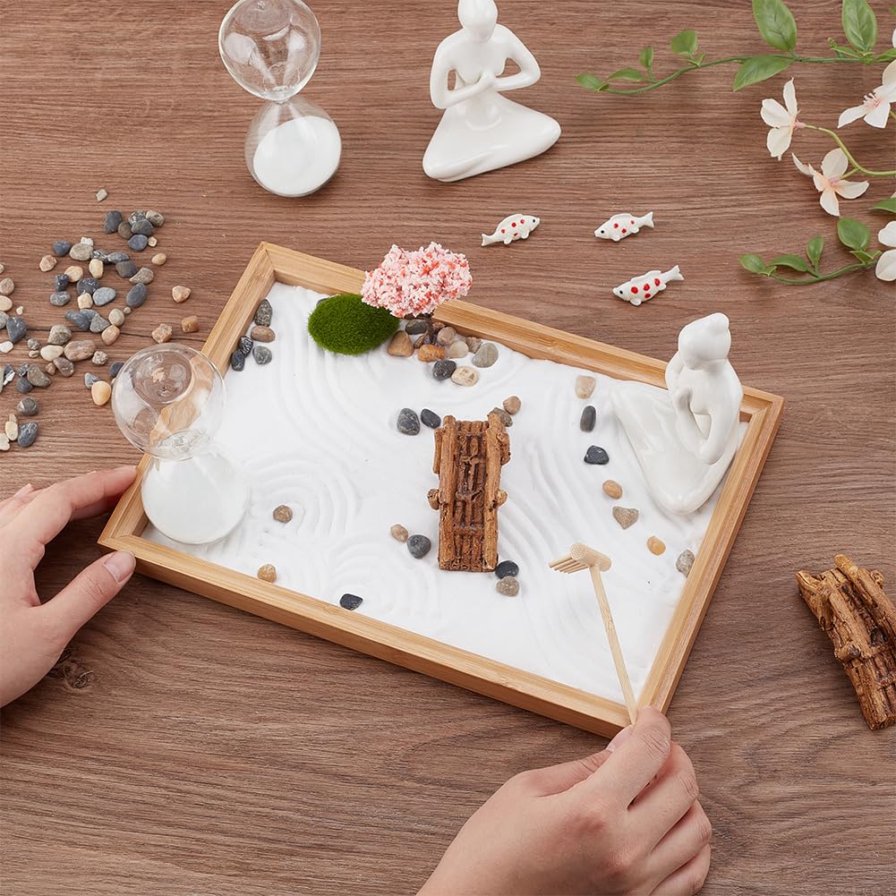Mini kit de jardín Zen para escritorio de oficina y mesa de hogar, herramienta de meditación, regalo para esposa, madre, novia, abuela, incluye árbol artificial, Buda, pagoda, nicho de lámpara... (Zen Mini kit de jardín Zen para escritorio de oficina y mesa de hogar, herramienta de meditación, regalo para esposa, madre, novia, abuela, incluye árbol artificial, Buda, pagoda, nicho de lámpara... (Zen
