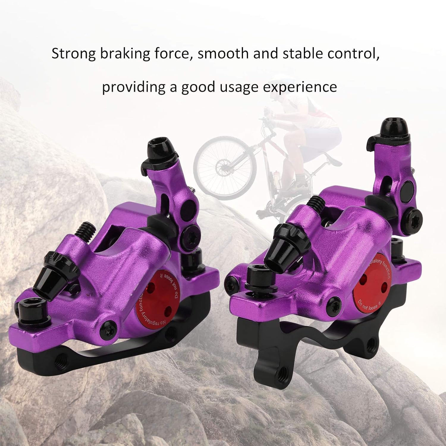 Aluminium Alloy Mountain Bike DISC Brake 2PCS Durable Hydraulic LINE Pull Brakes BH-100
