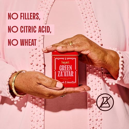 Miniatura 8 de Hayati Zaatar Spice  Mezcla de especias palestinas con tomillo, sésamo y zumac  Auténtico condimento tradicional árabe y de Oriente Medio para pan,