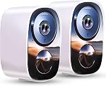 2026 Upgraded 2K Security Cameras Wireless Outdoor, Free Cloud Storage, 1-5 Months Battery Life, AI Motion Detection Spotlight Siren Alarm WiFi Surveillance Outdoor Camera, 2-Way Talk, Waterproof