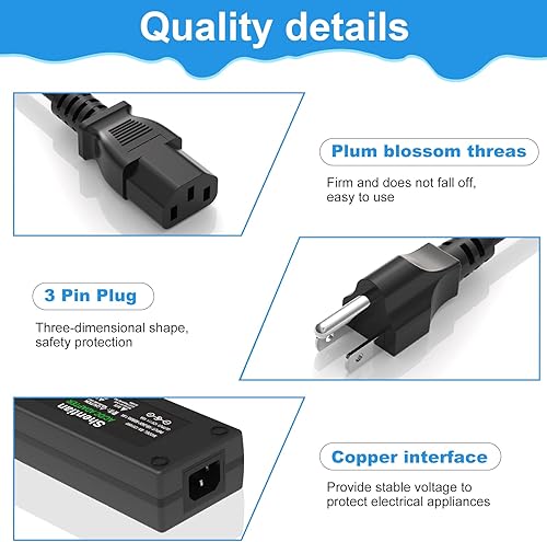Miniatura 3 de Fuente de alimentación Encendedor de cigarrillos Enchufe Adaptador de CA a CC 100V-240V a 24V 5A Cargador de Alimentación de Coche Convertidor (24V