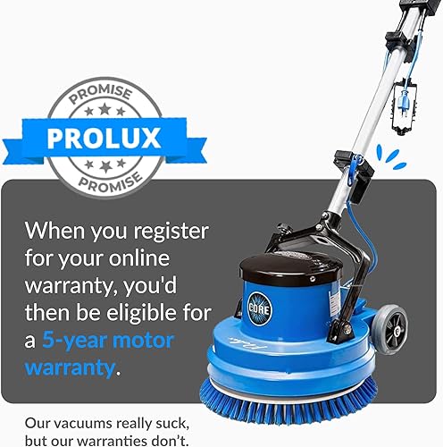 Miniatura 7 de Prolux Core Heavy Duty Single Pad - Pulidora comercial para piso 15 pulgadas de servicio comercial
