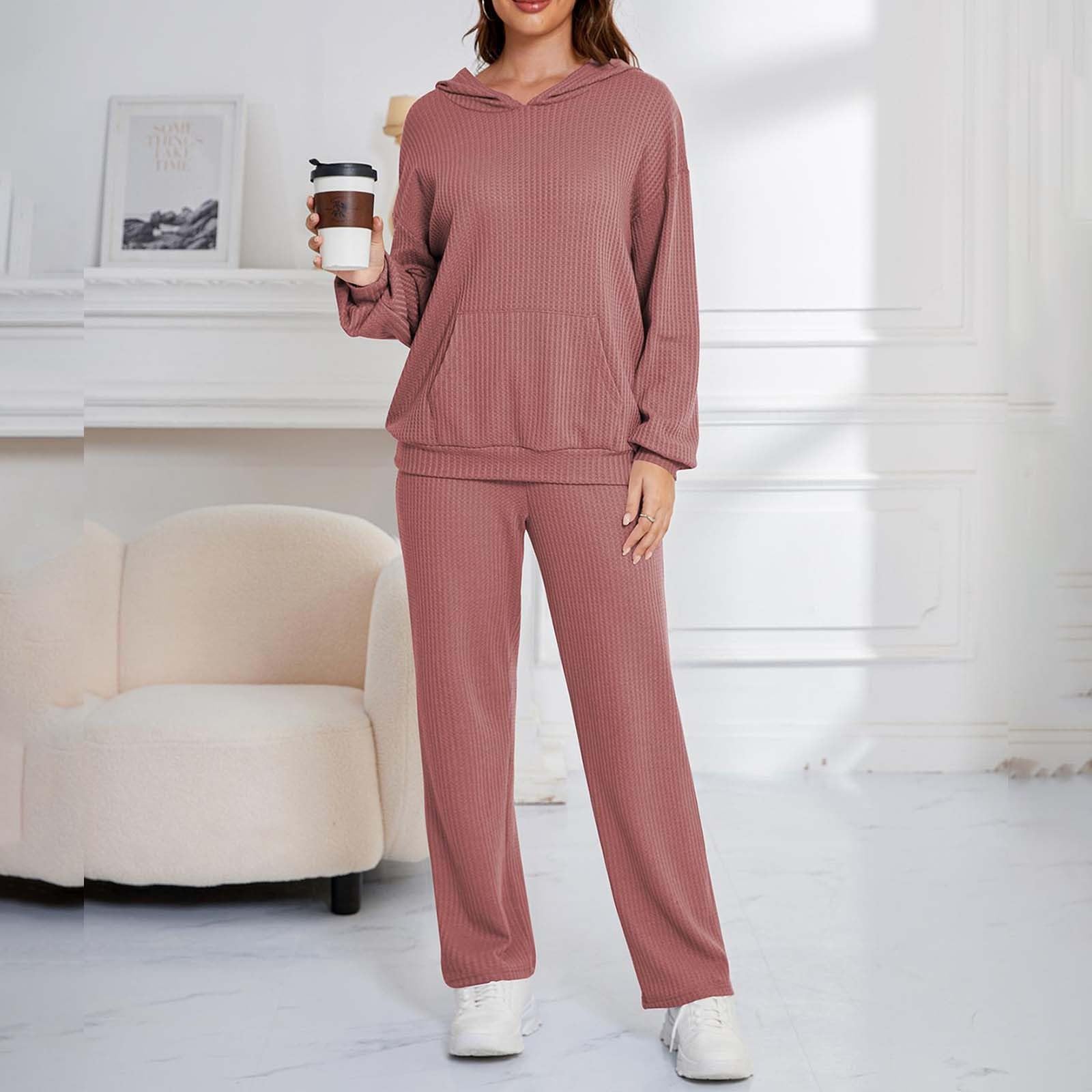 Generisch Pigiama da donna a maniche lunghe, elegante e caldo