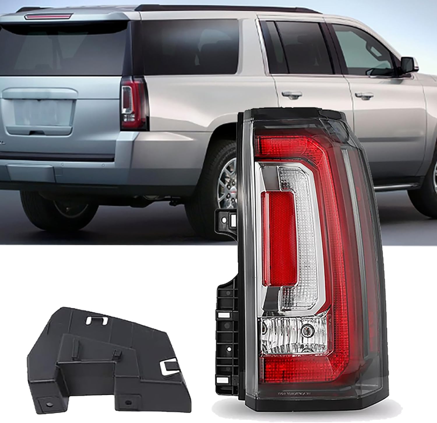 Tail Light Assembly Fit For 2015 2016 2017 2018 2019 2020 GMC Yukon/Yukon XL Right Passenger Side Taillight Brake Turn Signal Assembly 84536243 GM2801268 23380460