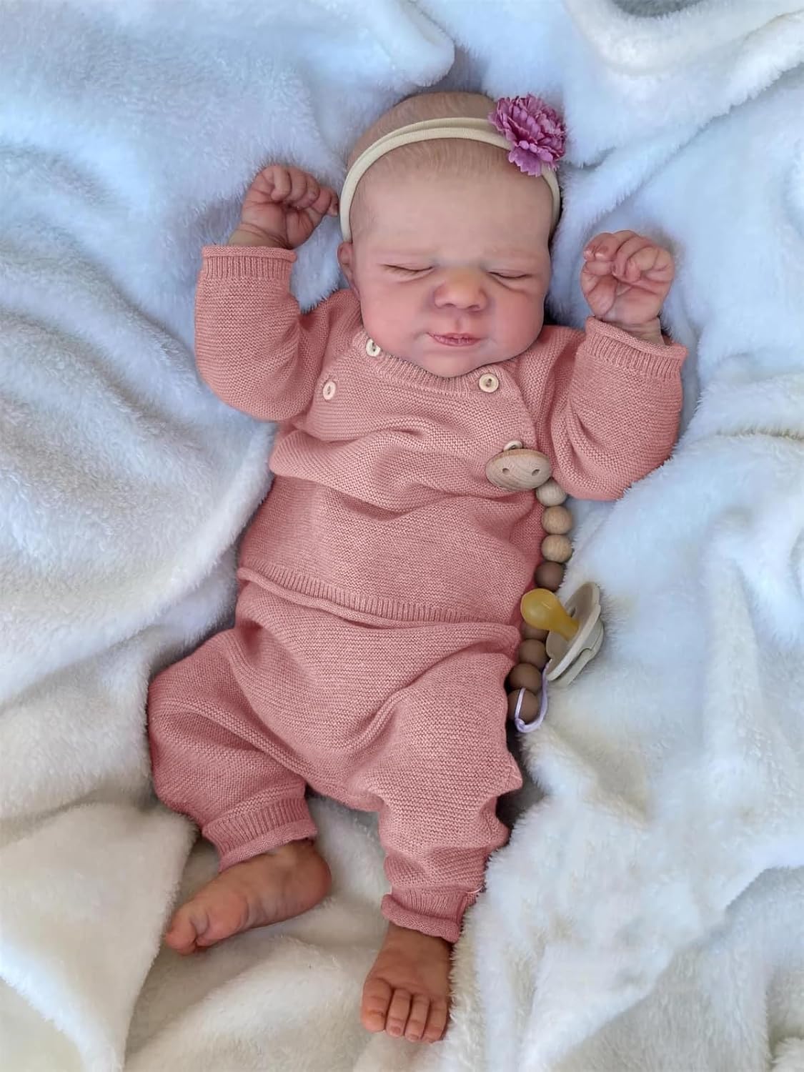 Zero Pam Reborn Baby Dolls Silicone Full Body-18 in Realistic Baby Doll, Anatomically Correct Baby Girl, Reborn Dolls That Look Real, Full Silicone Baby Doll with Accessories