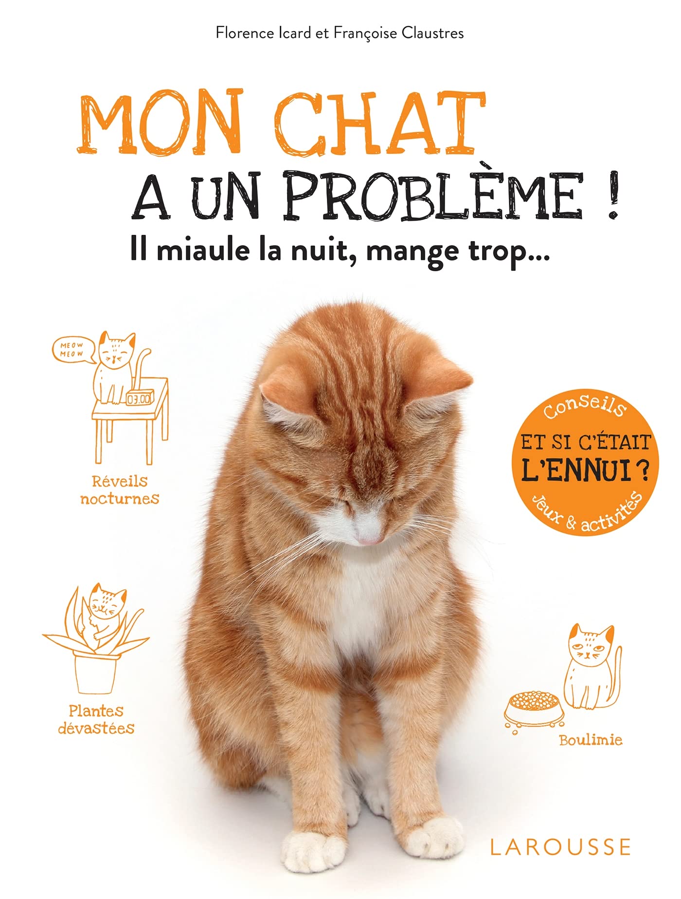Mon chat a un problème !: Il miaule la nuit, mange trop...