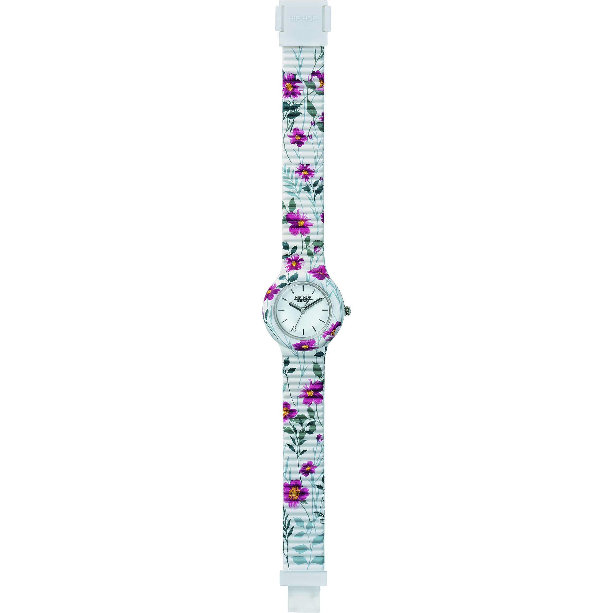 HIP HOP, Collezione Animals Addicted, Orologio Donna Blue Butterfly, Cinturino in Silicone Intercambiabile e Regolabile, Cassa 32 mm, Movimento al