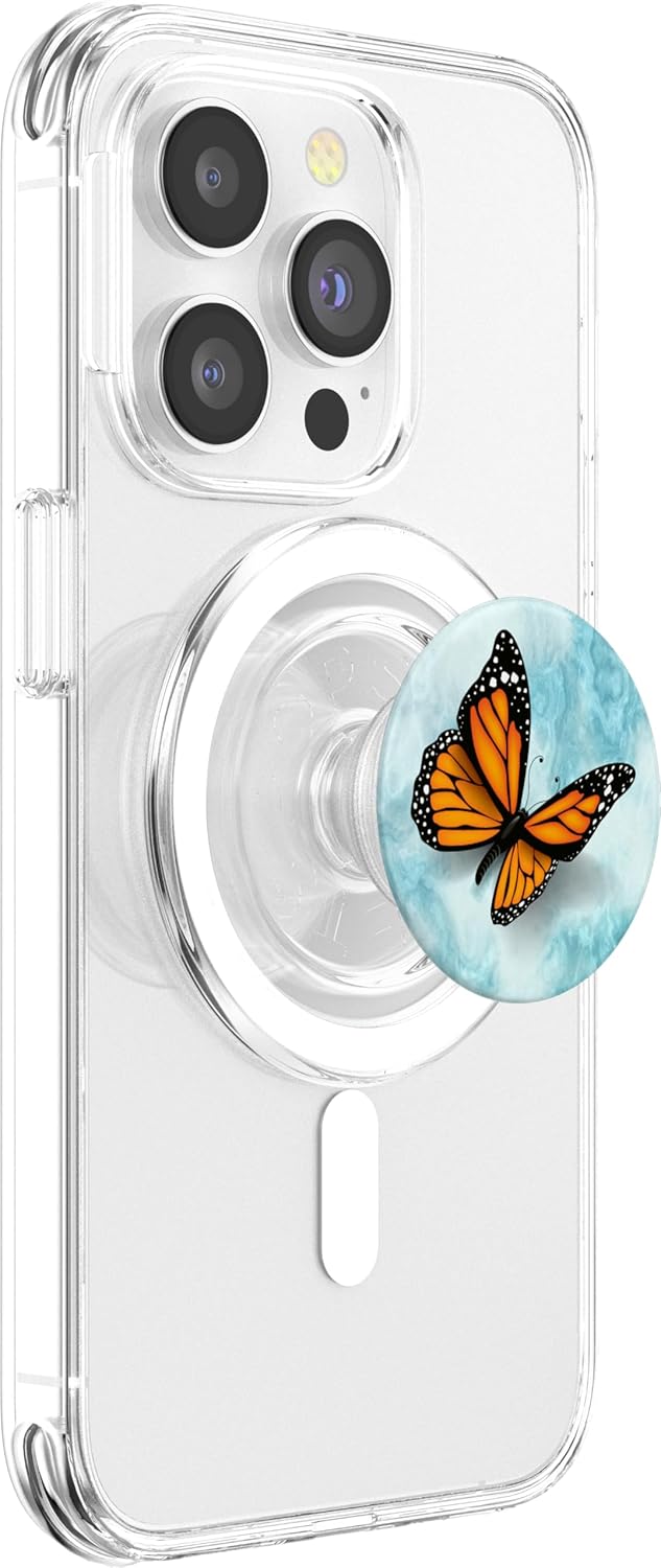 Monarch Butterfly For Nature Lover PopSockets MagSafe PopGrip for iPhone