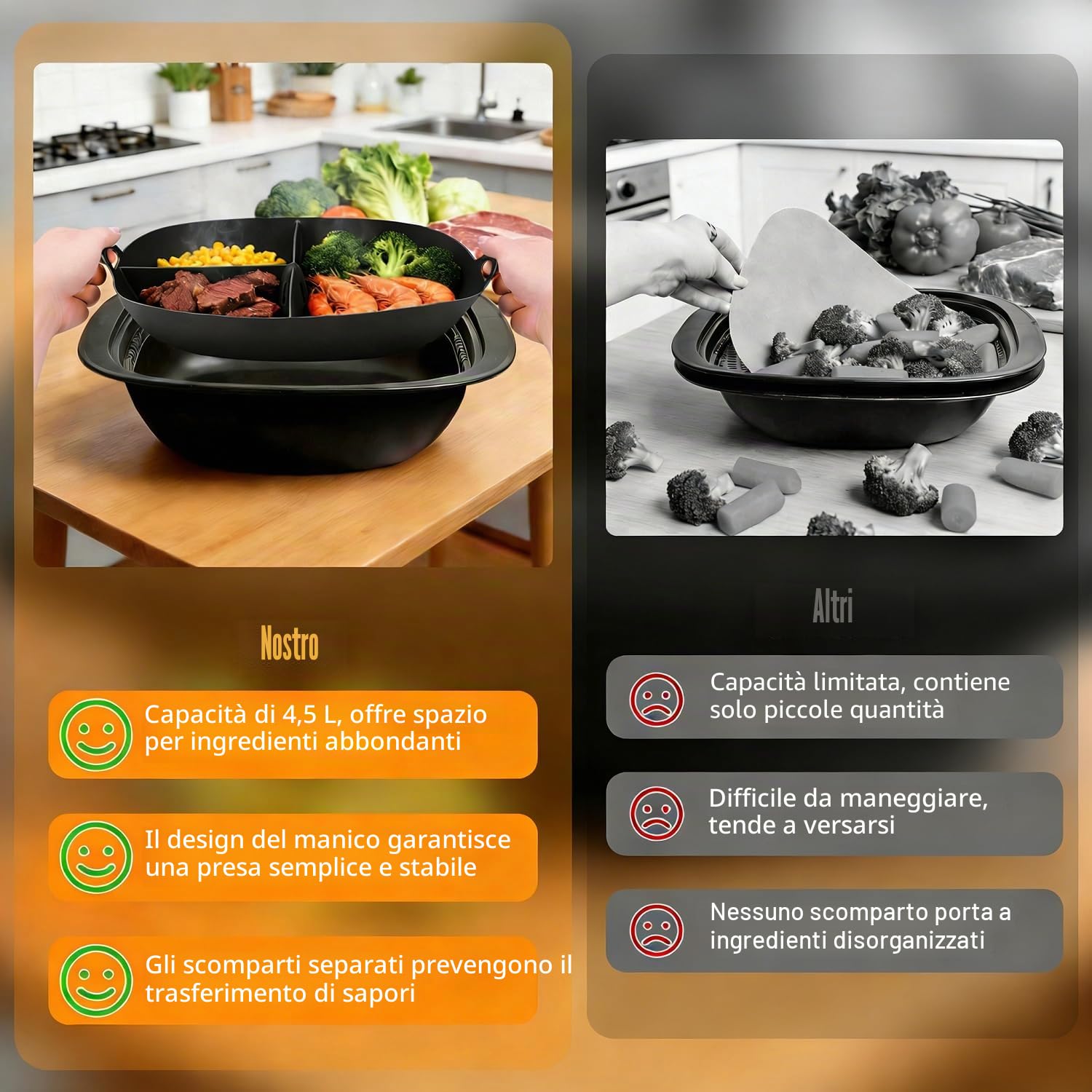 SelfTek Pellicola Permanente per Bimby TM7, Carta da Forno Riutilizzabile in Silicone di Alta Qualità Riutilizzabile, Resistente Al Calore e Antiaderente, Grande Capacità 4,5L, Nero