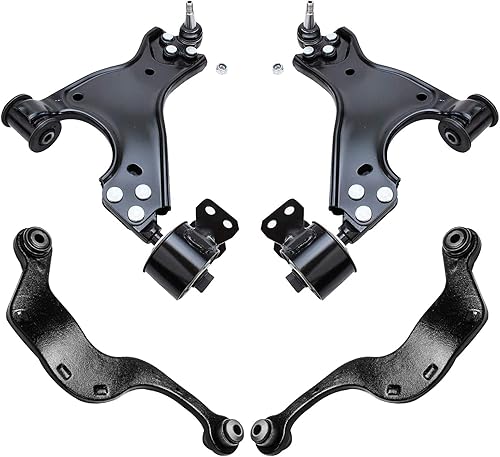 Miniatura 107 de Detroit Axle - Kit de 4 brazos de control delanteros para Chrysler 300 Dodge Challenger Charger Magnum, 2 brazos de control delantero inferiores con