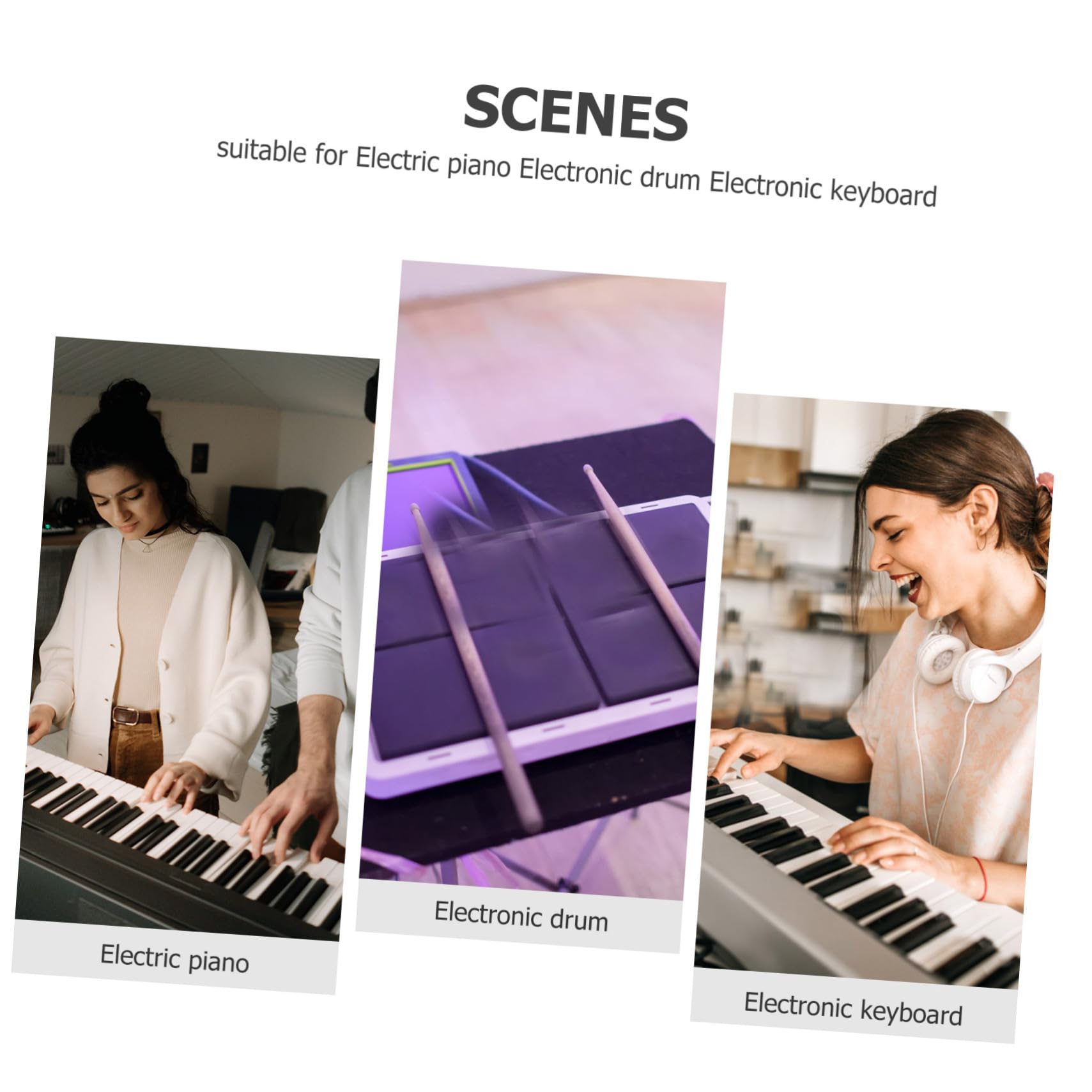 ibasenice 3kawałki Kabel Midi Usb Do Pianina Adapter Do Podłączenia Instrumentów Muzycznych Wysoka Stabilność Sygnału Łatwa Instalacja i