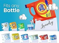 Vista 2 de Skywin Soporte organizador de detergente para ropa y bandeja de goteo para organización de la lavandería, soporte de jabón para detergente líquido