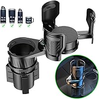 Vista 1 de Expansor multifuncional de portavasos 2 en 1 para automóvil, extensor de soporte de doble taza con base ajustable, se adapta a Yeti, Hydro Flask
