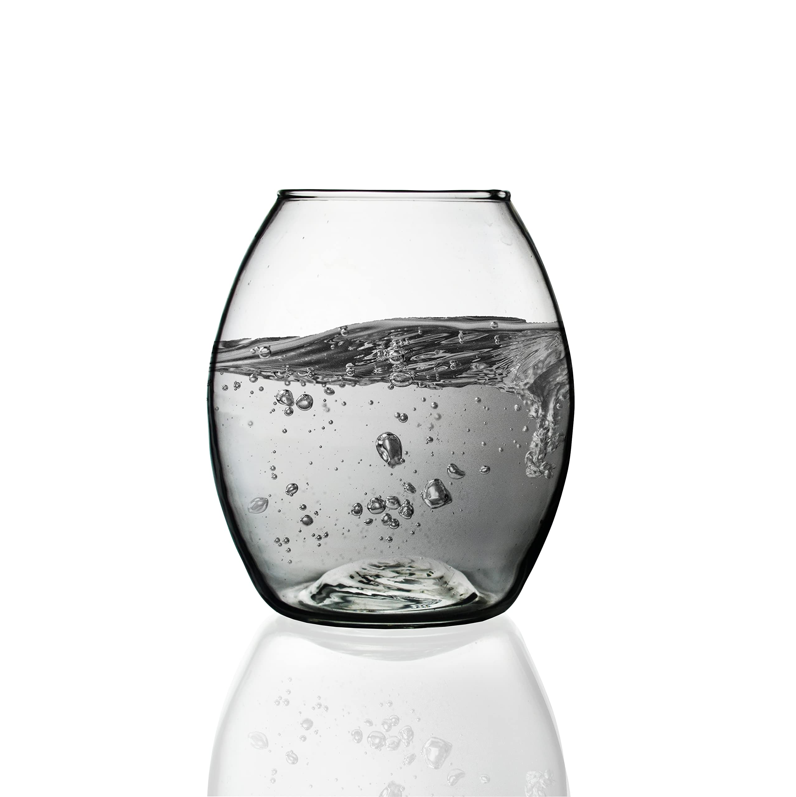 DECENT GLASS Glass Round Floral Vase (5 X 4.5 Inch, Clear) (B0C2KF6HQV) Amazon Price History, Amazon Price Tracker