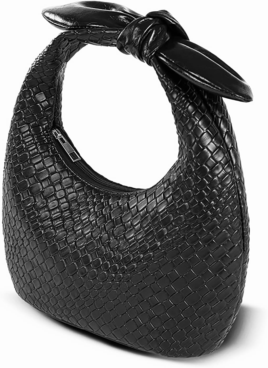 Bow Clutch Purses for Women Summer Woven Handbags Hobo Evening Bag - Image 8