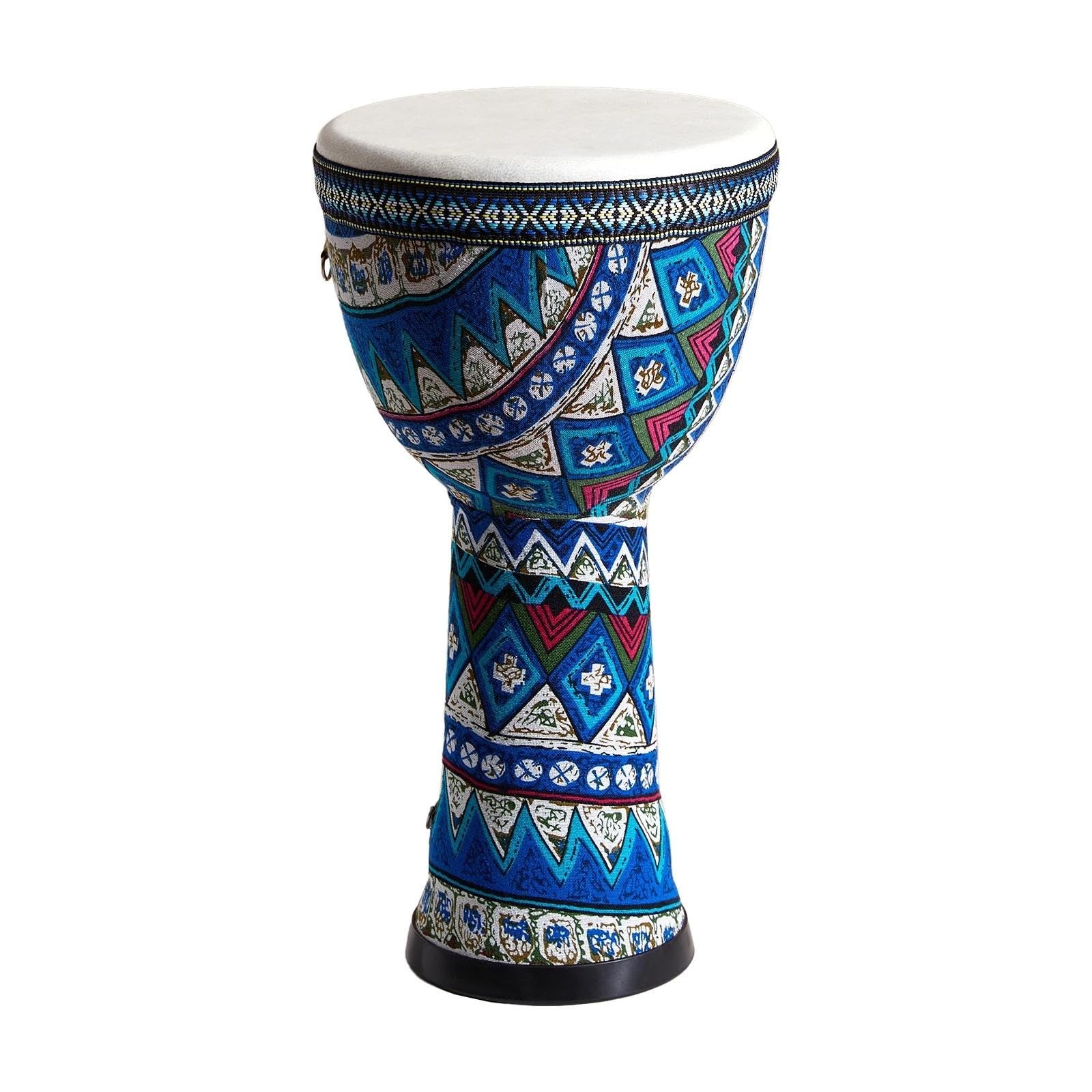 8-Zoll Afrikanische Trommel, PVC-Trommelkörper, Ziegenleder-Trommeloberfläche, Leichte Handklatschtrommel Afrikanische Trommel Instrument (Color : B)