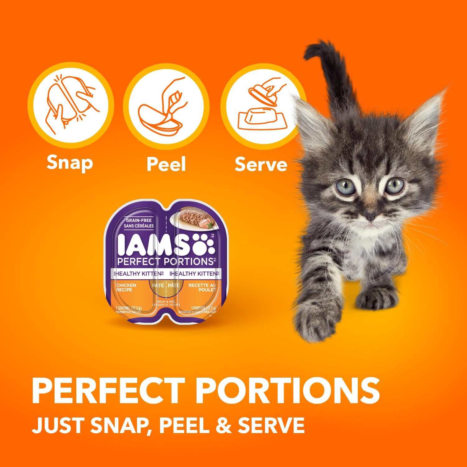 Iams Petco Kitten Food Iams Perfect Portions Healthy Kitten