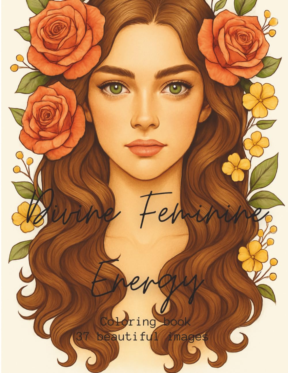 Divine Feminine Energy Colouring Book