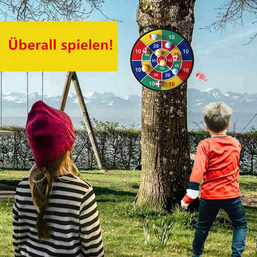 Cible De Fléchettes Pour Enfants De 73,7 Cm Avec Balles Adhésives