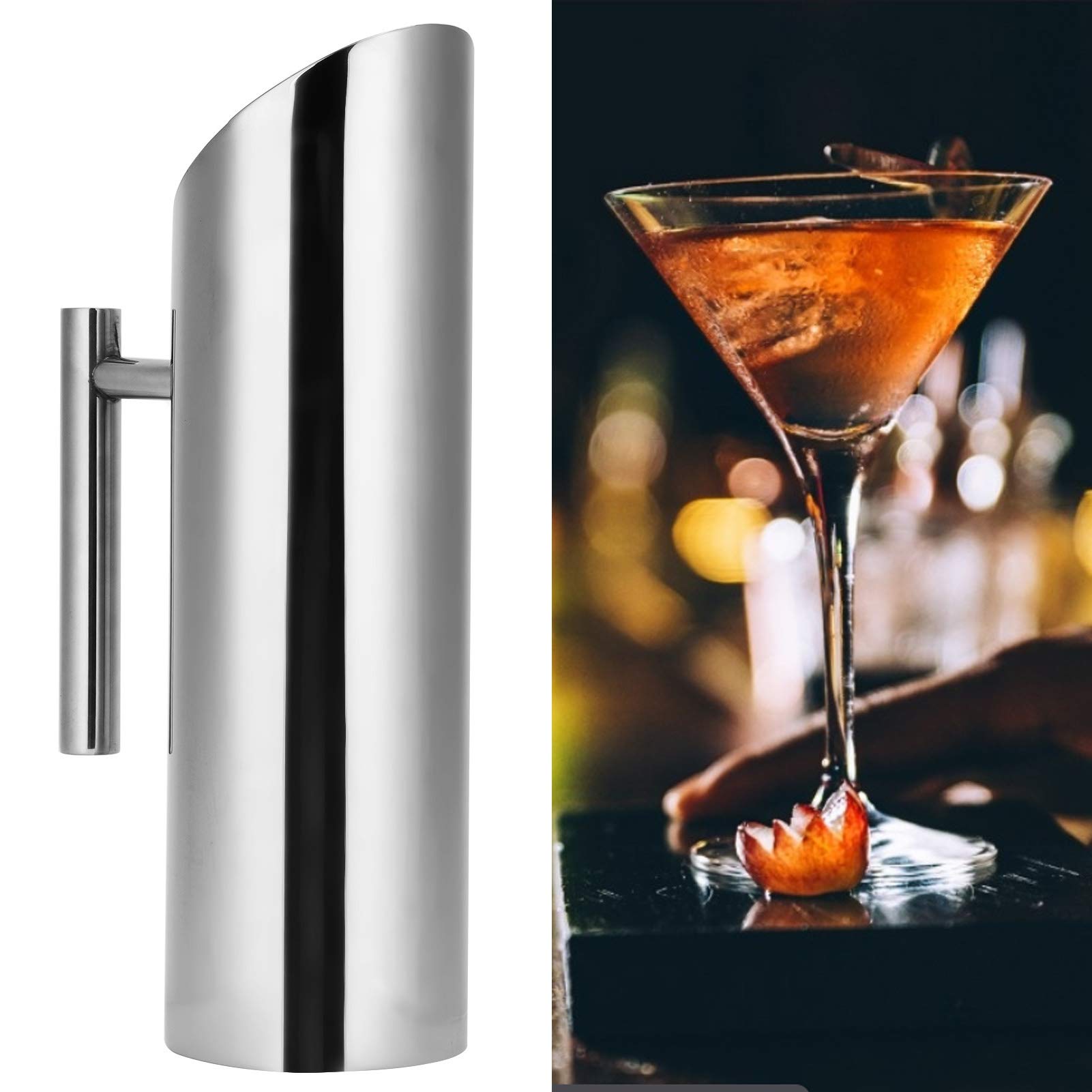 Teiera Yisenda 1,5L - Acciaio Inox, Per Caffè E Tè, Design Elegante Per Casa E Ristorante - Foto 3